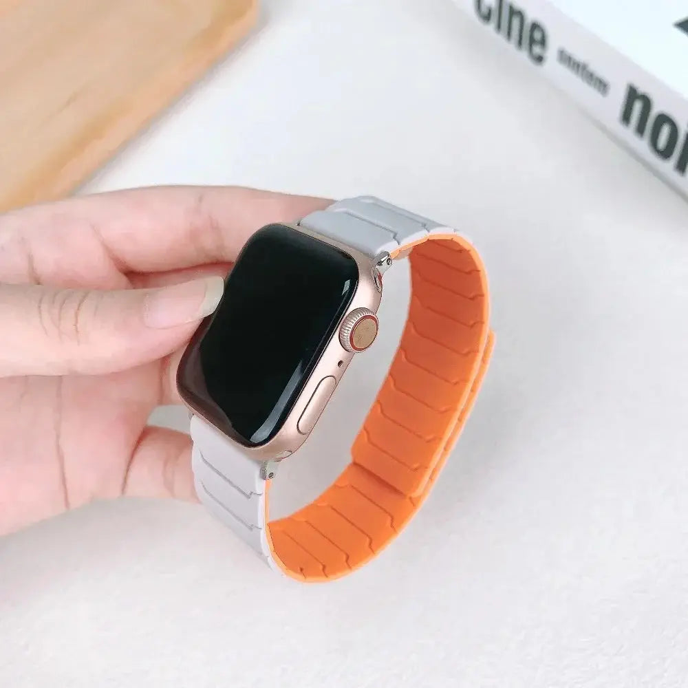 Silicone Loop Band for Apple Watch Ultra 2/1 49mm Series 10 42mm 46mm Magnetic strap for iWatch 9 8 7 6 5 4 se 45mm 44 41 40 38 Pinnacle Luxuries