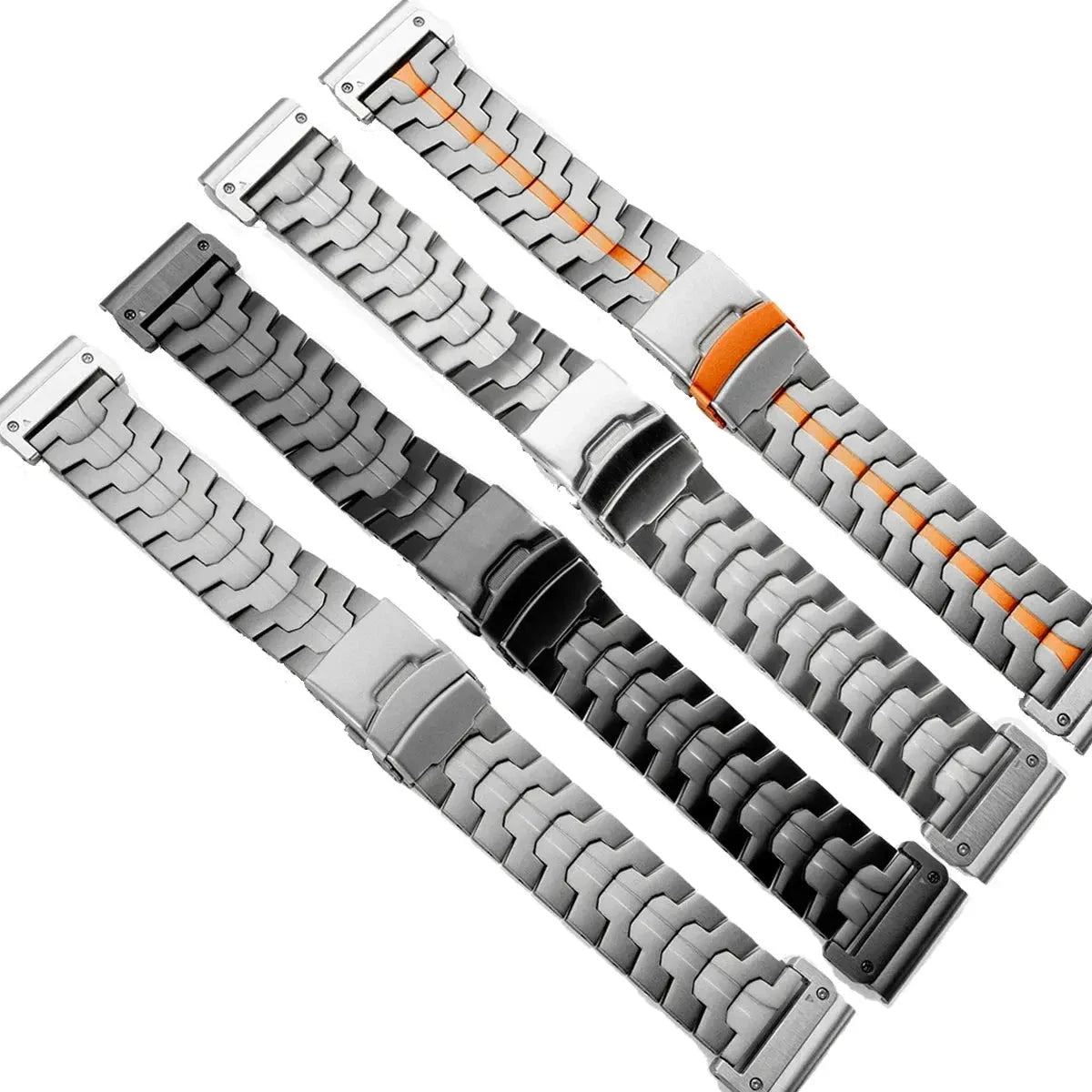 26mm Titanium Metal Strap For Garmin watch Fenix 5X/5XPlus/6X/6XPro/7x QuickFit Metal Bracelet Watch 3 3HR Tactix Epix Gen2 Band Pinnacle Luxuries