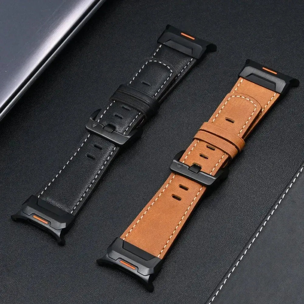 Luxury Leather Band For Samsung Galaxy Watch Ultra 47mm QuickFit Men Business Belt Correa For SAMSUNG GALAXY ULTRA 47MM Bracelet Pinnacle Luxuries