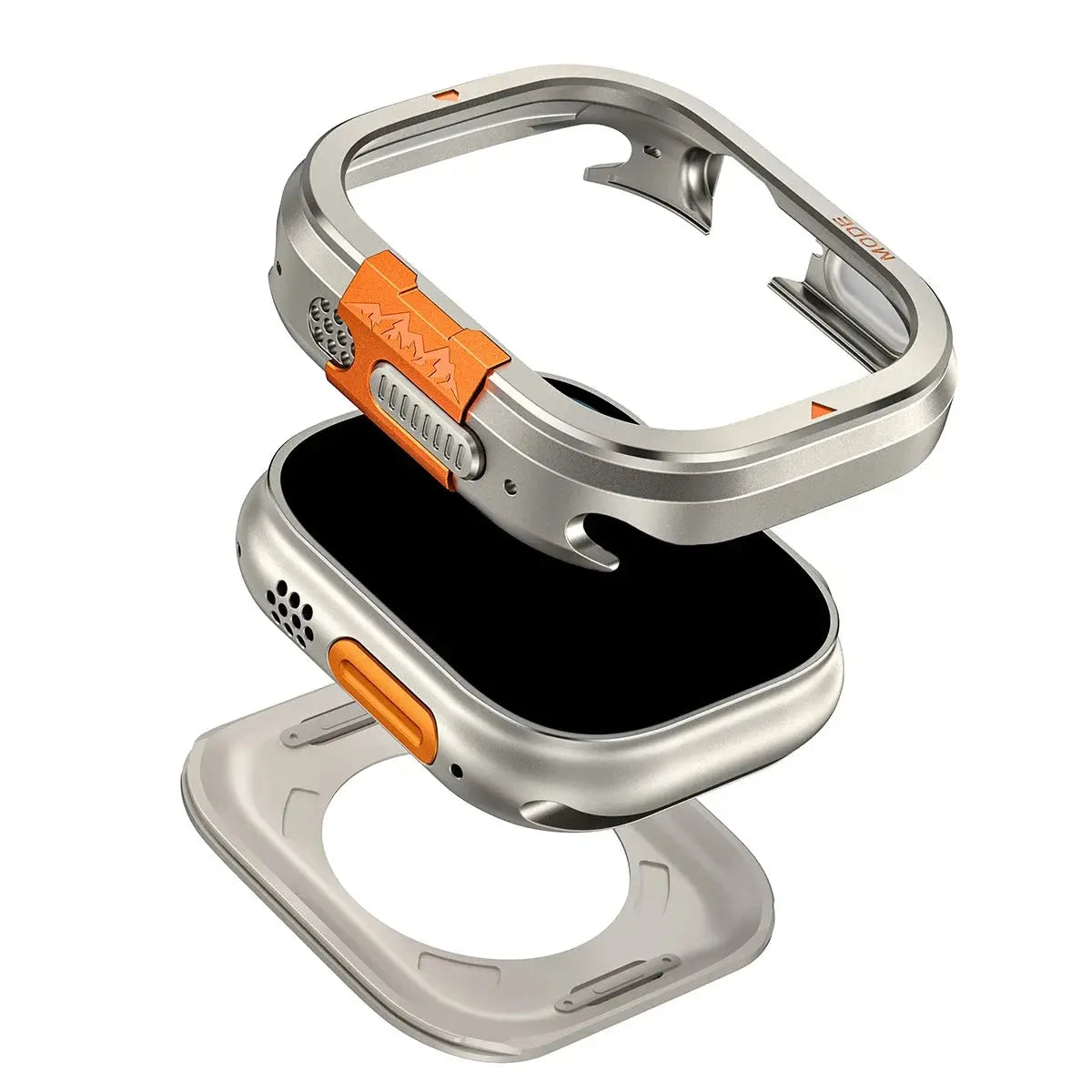 Luxury Metal Case+Strap for Apple Watch Band Ultra 2 1 49mm 46mm Titanium Bracelet Hard Frame Protect Cover for Iwatch Series 10 Pinnacle Luxuries
