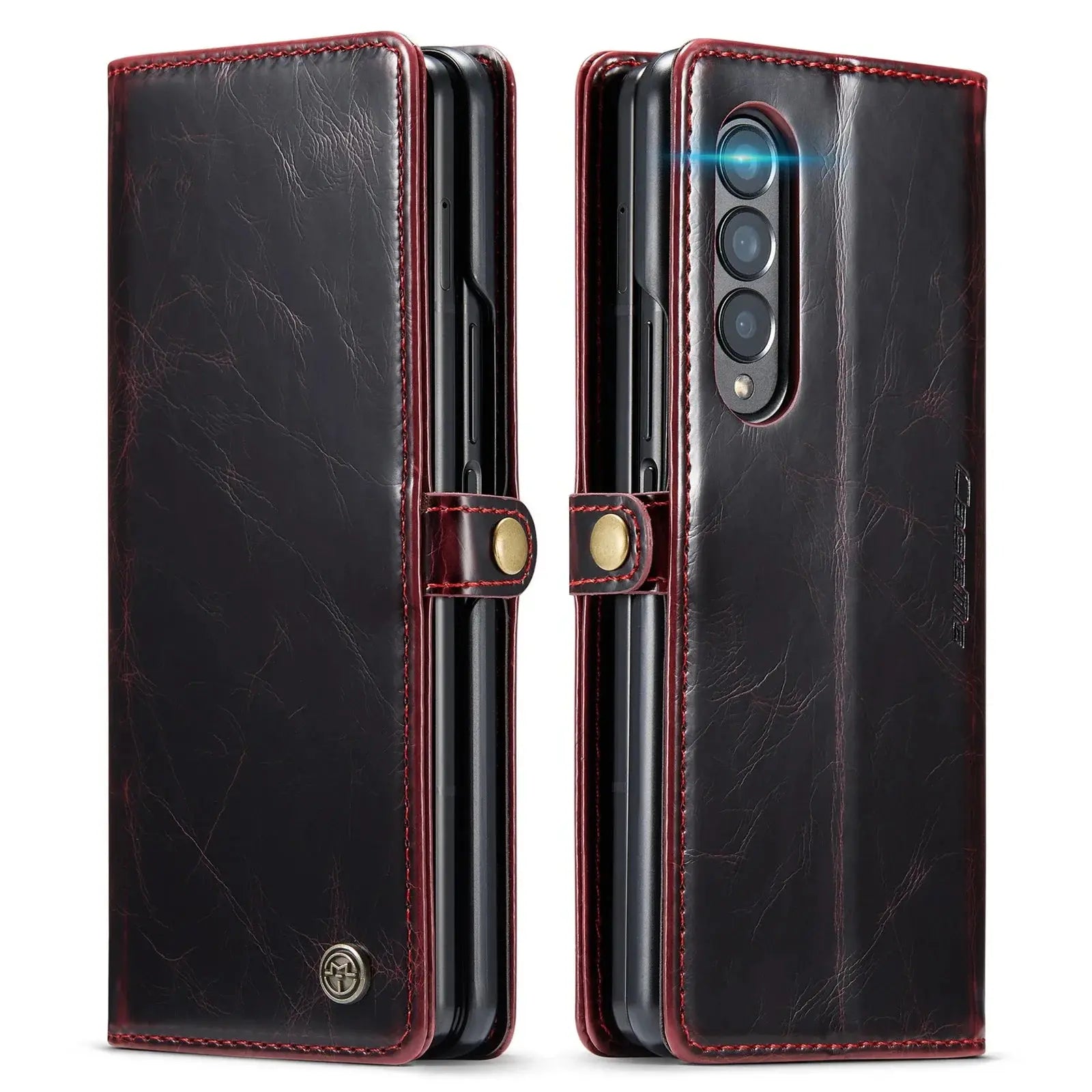 Premium Leather Wallet Case for Samsung Galaxy Z Fold 6