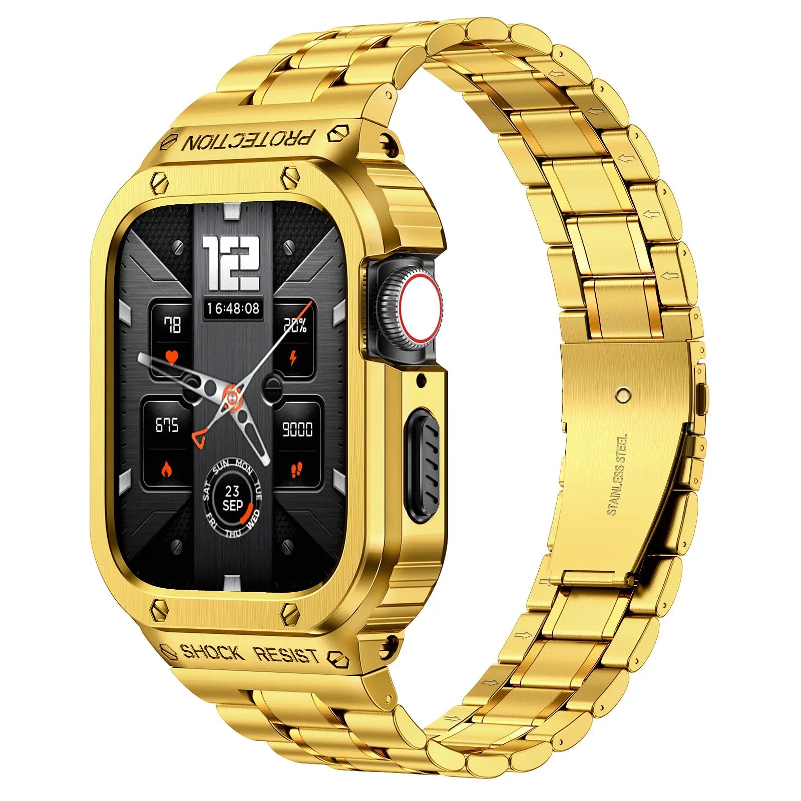 Pinnacle Stainless Steel Band And Case For Apple Watch - Pinnacle Luxuries