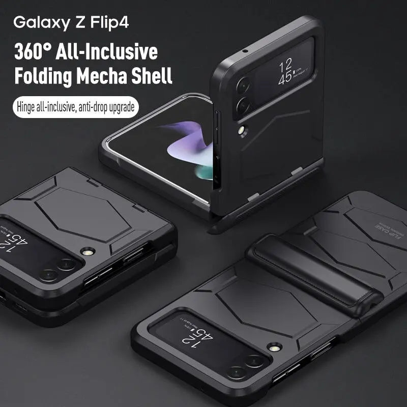 Pinnacle Cobra Metal Hinge Case For Samsung Galaxy Z Flip 4 - Pinnacle Luxuries