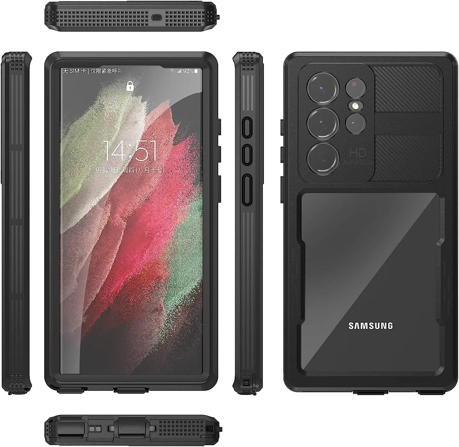 GuardianX: Ultimate Waterproof Lens Protection Phone Case For Samsung Galaxy S23 Ultra - Pinnacle Luxuries