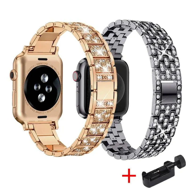 Diva Collection Pair Of Bands For Apple Watch - Pinnacle Luxuries