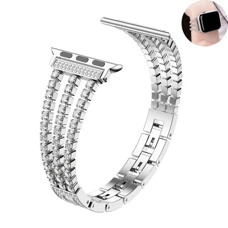 Premium Women's Apple Watch Diva Band - Pinnacle Luxuries